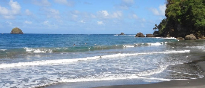 Plage de l'Anse Céron en Martinique